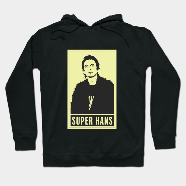 Super Hans - Vintage Design Hoodie by BobbyShaftoe